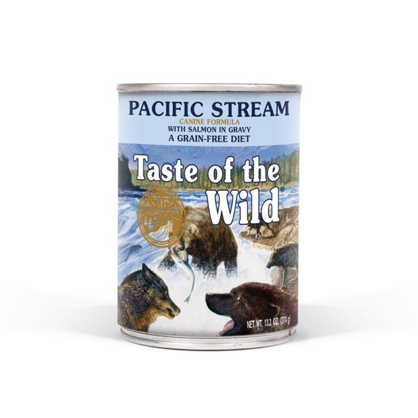 Lata Taste of the Wild Pacific Stream Perro 374gr (Salmón)