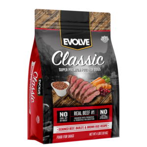 Evolve Classic Beef, Barley & Bison Recipe Dog Food