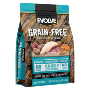Evolve Grain Free Duck, Sweet Potato & Venison Recipe Dog Food