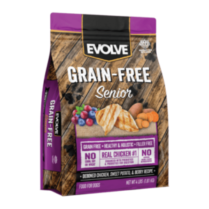 Evolve Grain Free Senior Formula Chicken, Sweet Potato & Berry Recipe Dog Food