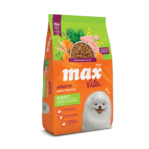 Max Vita Perro Razas Pequeñas Pollo & Vegetales