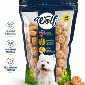 Galletas Chips de Hígado Wolf 250Gr
