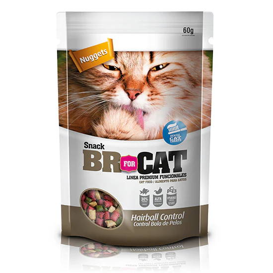 Galletas BR FOR CATS Hairball Control (Control de bolas de pelo) 60gr