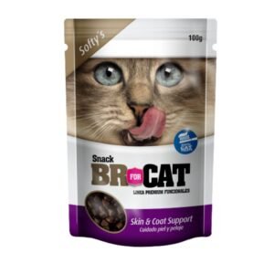 Galletas BR FOR CATS Skin & Coat Support (Cuidado de piel y pelaje) 100gr
