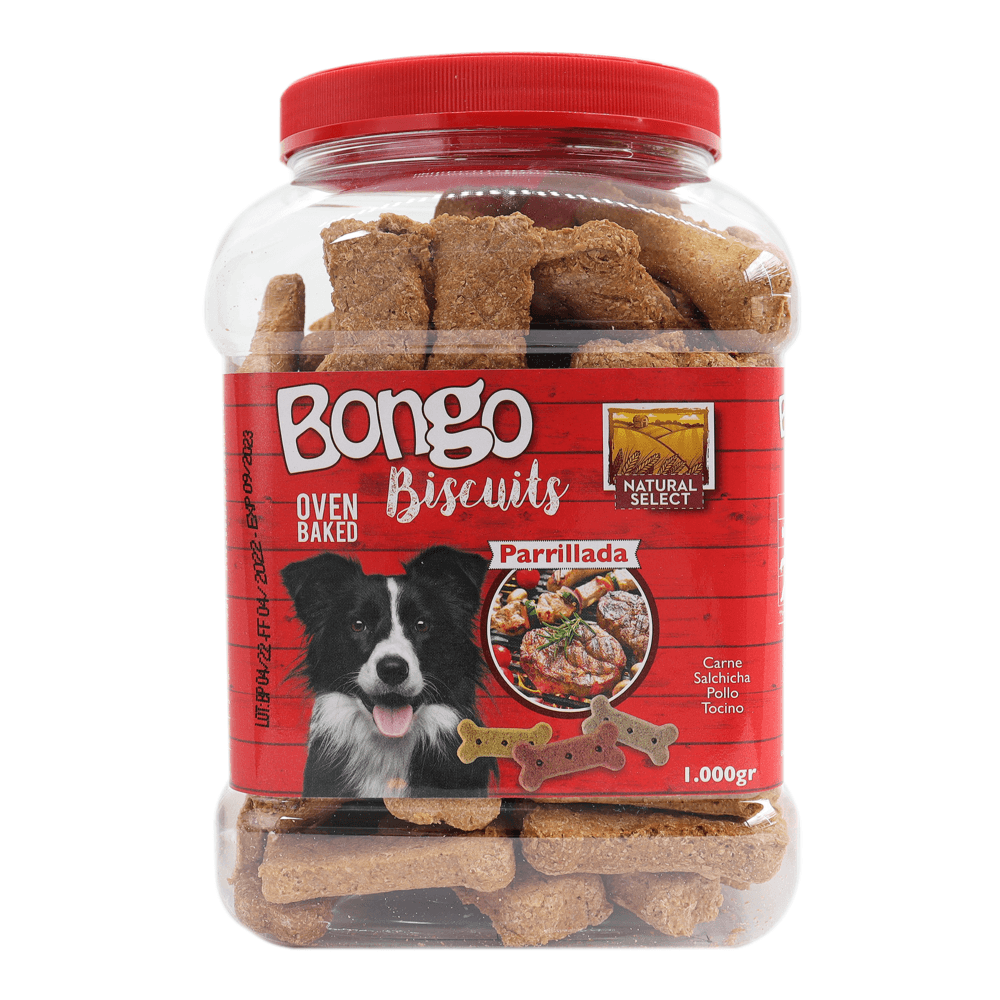 Galletas Natural Select Bongo Biscuits sabor leche de la marca 1kg