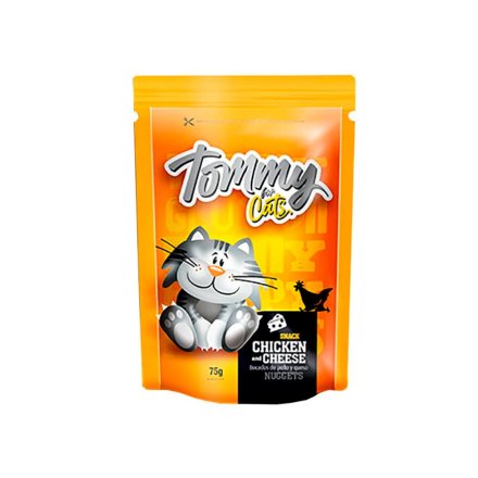 Galletas Tommy for Cats Snack Chicken & Cheese 75gr