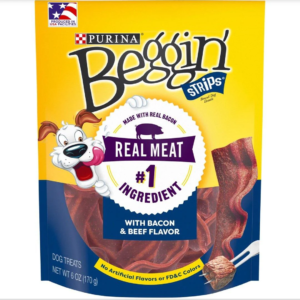 PURINA BEGGIN' TOCINETAS BACON & BEEF 6OZ