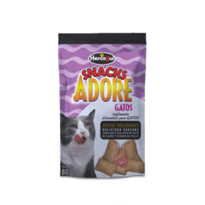 Snack Para Gato Snack Adore Pelo Corto  80 g