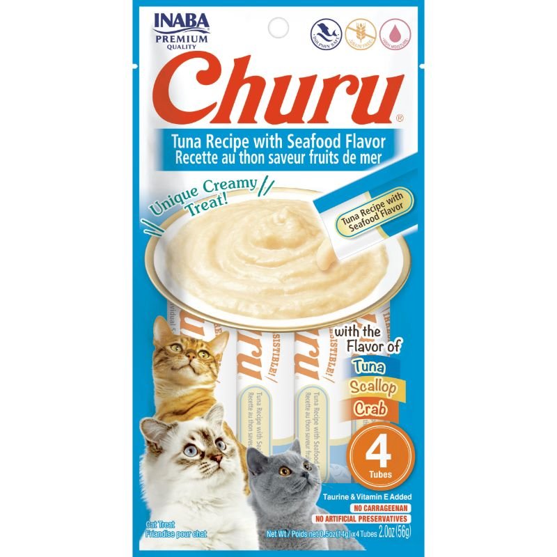 Churu Tuna Recipe with Seafood Flavor – 4 Tubos