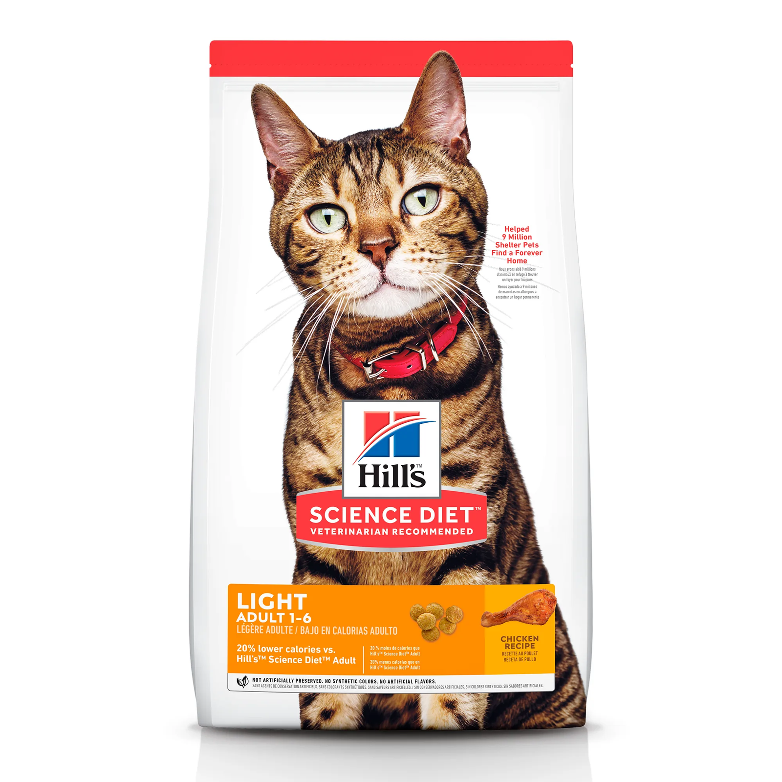 Hills Felino Light Adult 1-6 Chicken Recipe 16LB