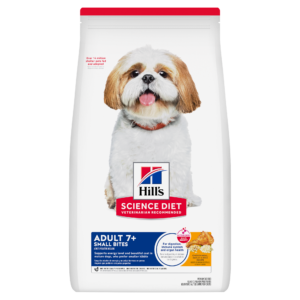Hills Adult +7 Small Bites Chicken Meal Barley & Rice Recipe 15LB